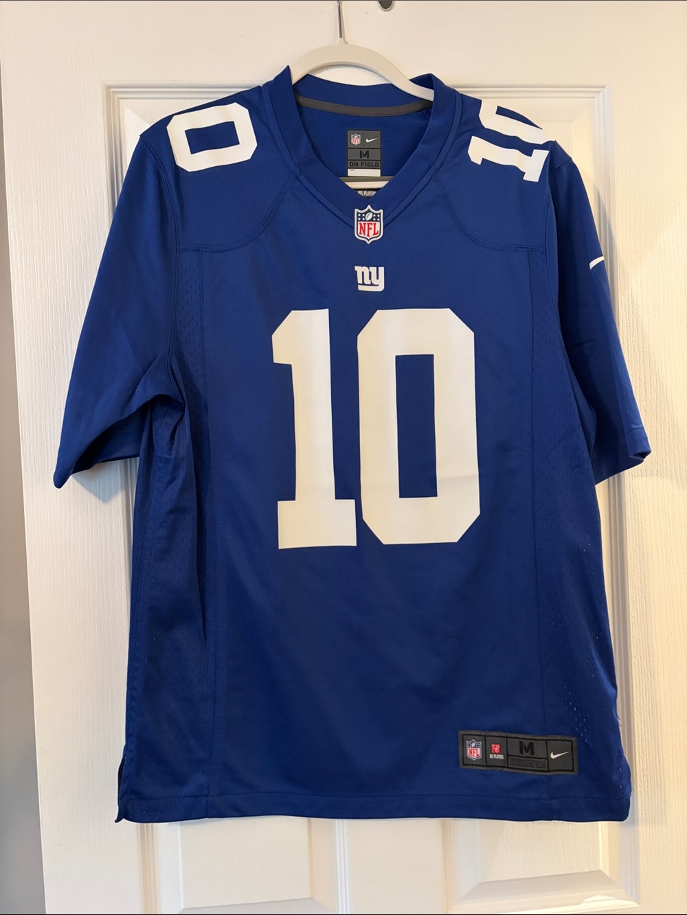 Nike New York Giants Royal Blue #10 Football Jersey